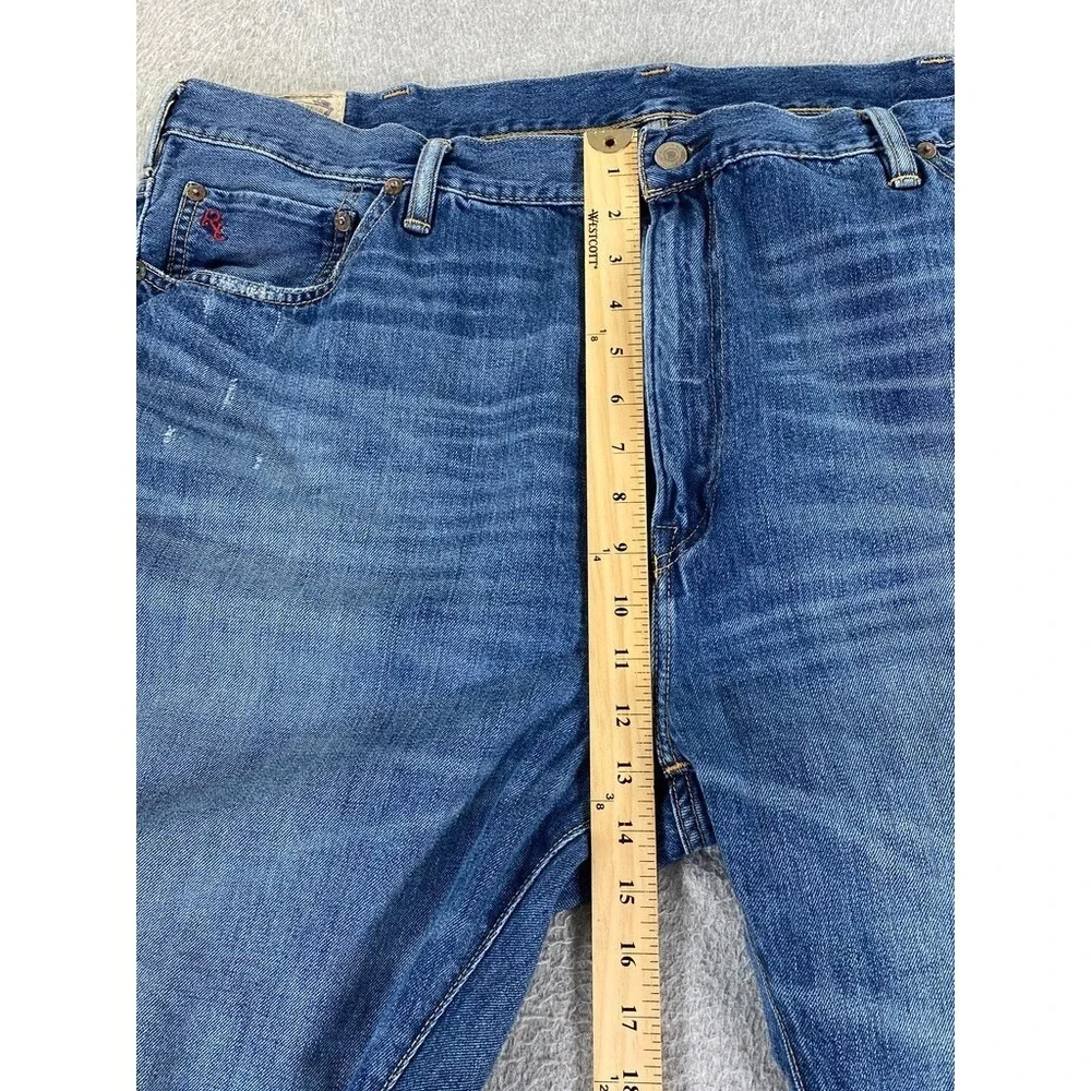 Polo Ralph Lauren Men's Blue Size 44Bx30 Hampton Relaxed Straight Jeans‎ Preppy